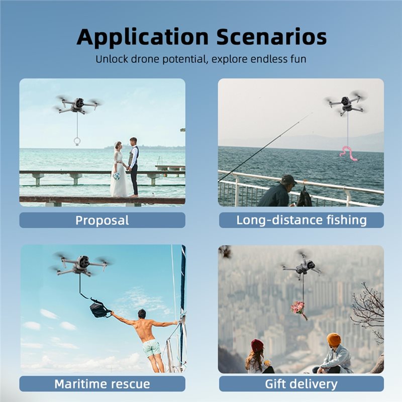 B31B Drone Fishing Bait Delive - Dji Drone Air 3 recension och pris